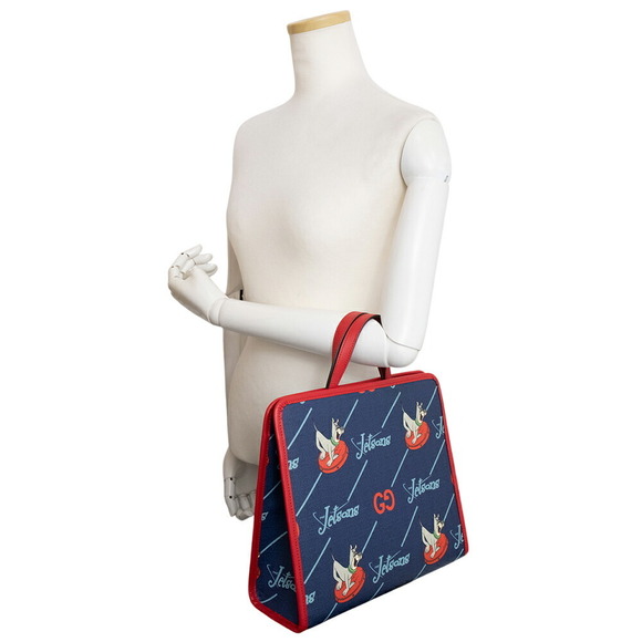Gucci The Jetsons collaboration handbag Supreme canvas Navy Blue red - Picture 8 of 9